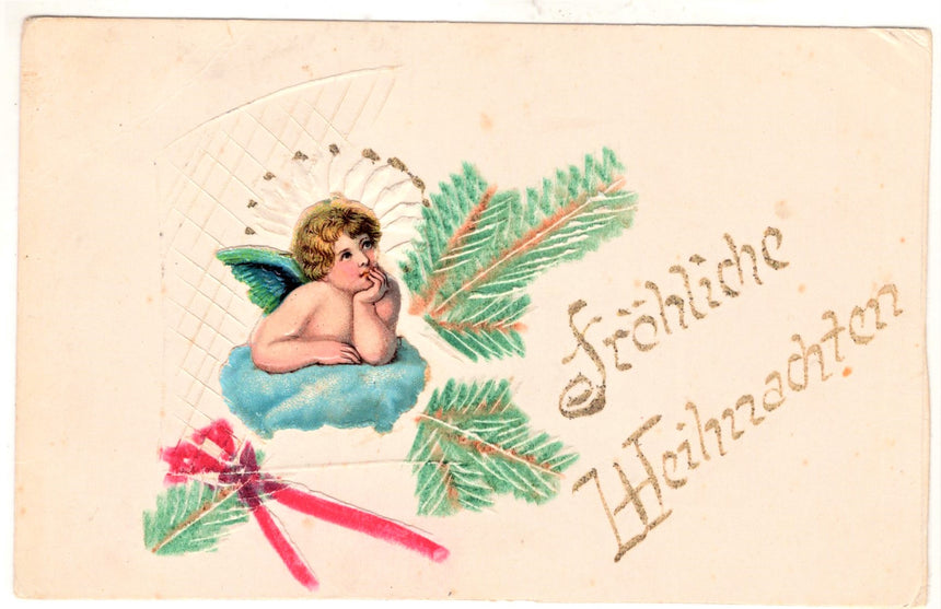 Cartolina Buon Natale / anno. Santini. Militari | Collezionissimo