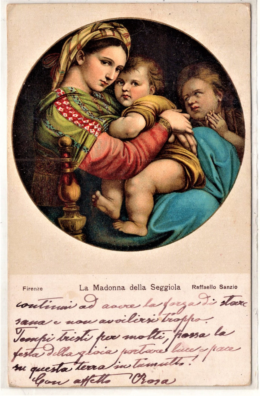 Cartolina Buon Natale / anno. Santini. Militari | Collezionissimo