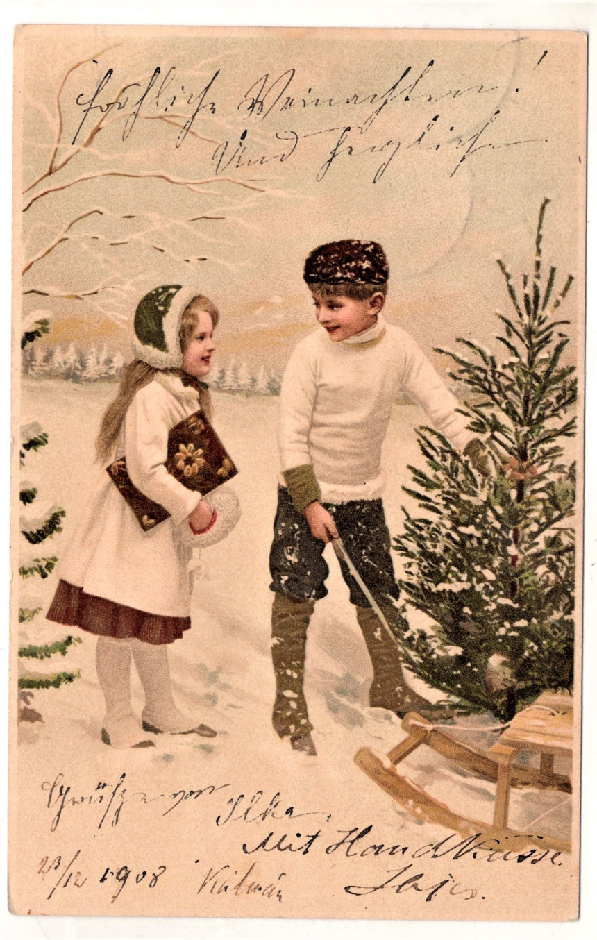 Cartolina Buon Natale / anno. Santini. Militari Weihnachten | Collezionissimo