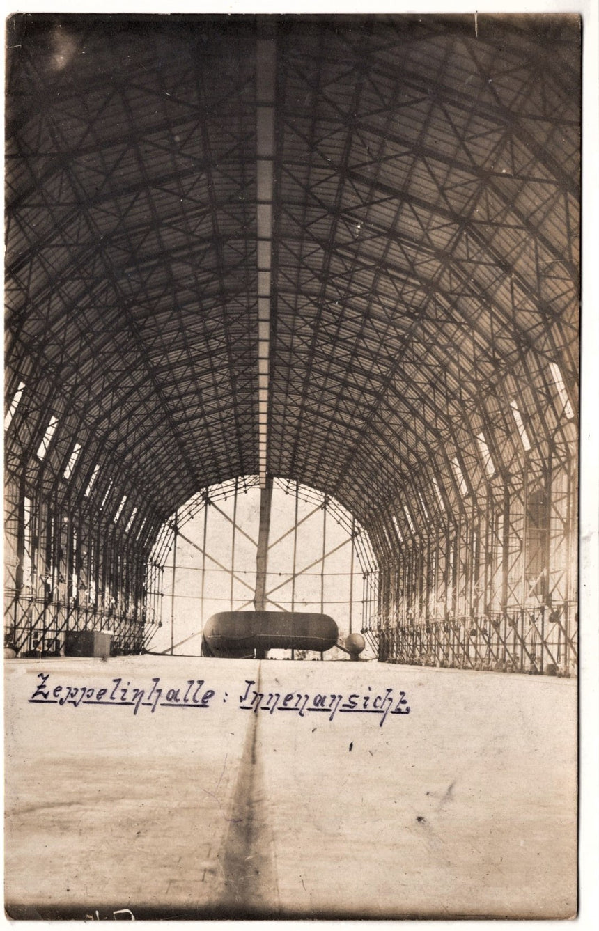 Cartolina Militare Seconda Guerra Mondiale Zeppelinhalle | Collezionissimo