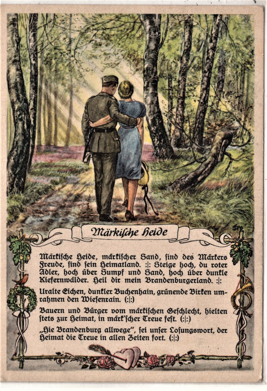 Cartolina Militare Seconda Guerra Mondiale Markische heide | Collezionissimo