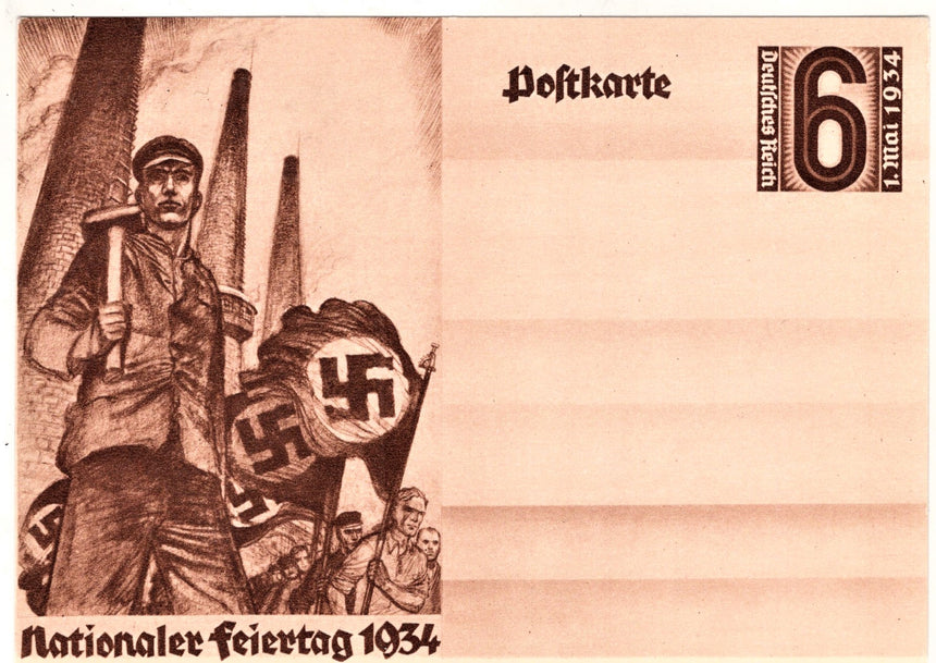 Cartolina Militare Seconda Guerra Mondiale Nationaler feiertag 1934 | Collezionissimo