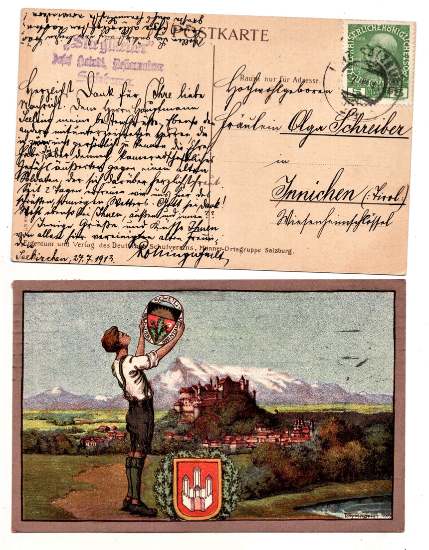 Cartolina Deutscher Schulverein number: S.N. | Collezionissimo