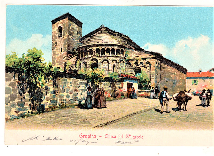 Cartolina Groppina chiesa | Collezionissimo