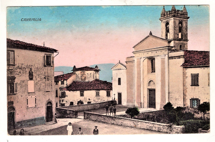 Cartolina Cavriglia la chiesa Arezzo | Collezionissimo