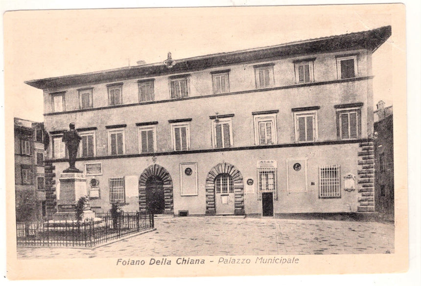 Cartolina Foiano della Chiana municipio Arezzo | Collezionissimo