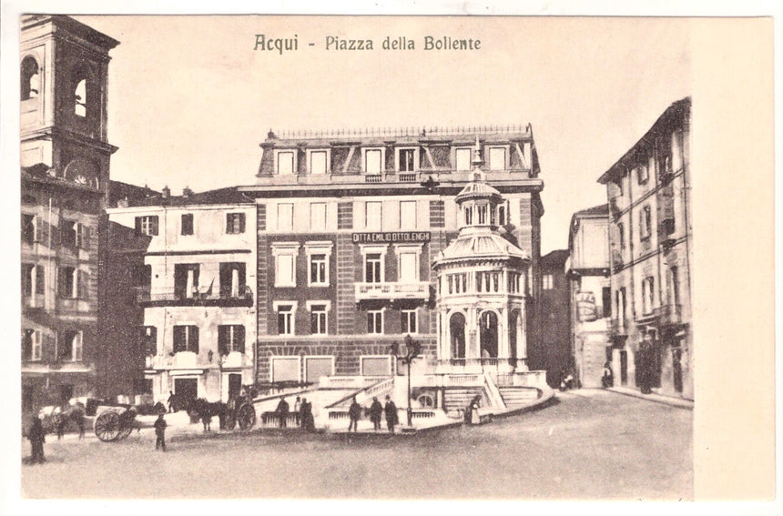 Cartolina Acqui piazza della bollente | Collezionissimo