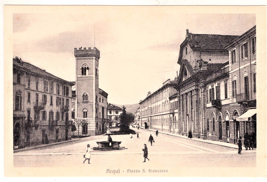 Cartolina Acqui piazza S.Francesco | Collezionissimo