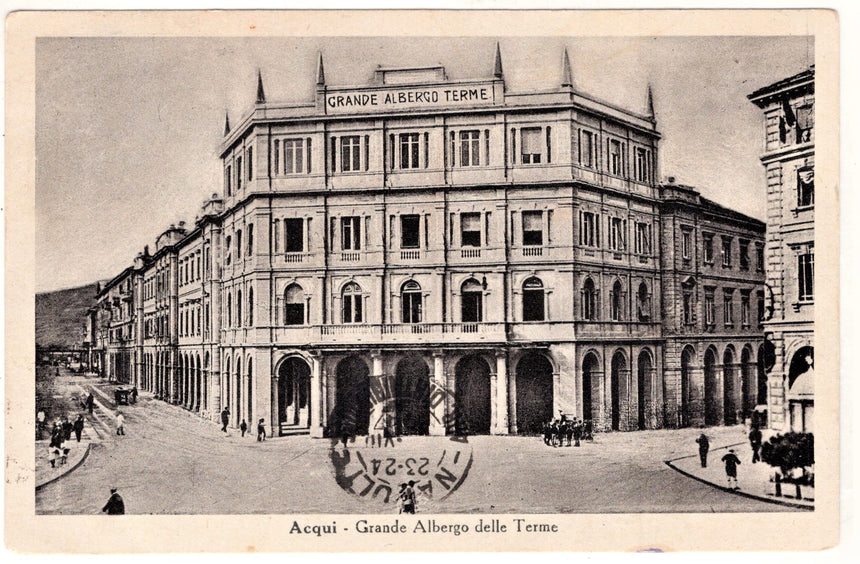 Cartolina Acqui albergo Terme | Collezionissimo