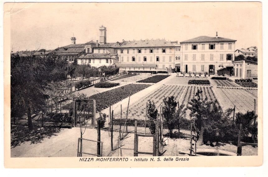 Cartolina Asti Nizza Monferrato istituto delle grazie | Collezionissimo