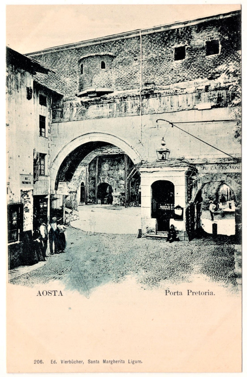 Cartolina Aosta porta Pretoria | Collezionissimo