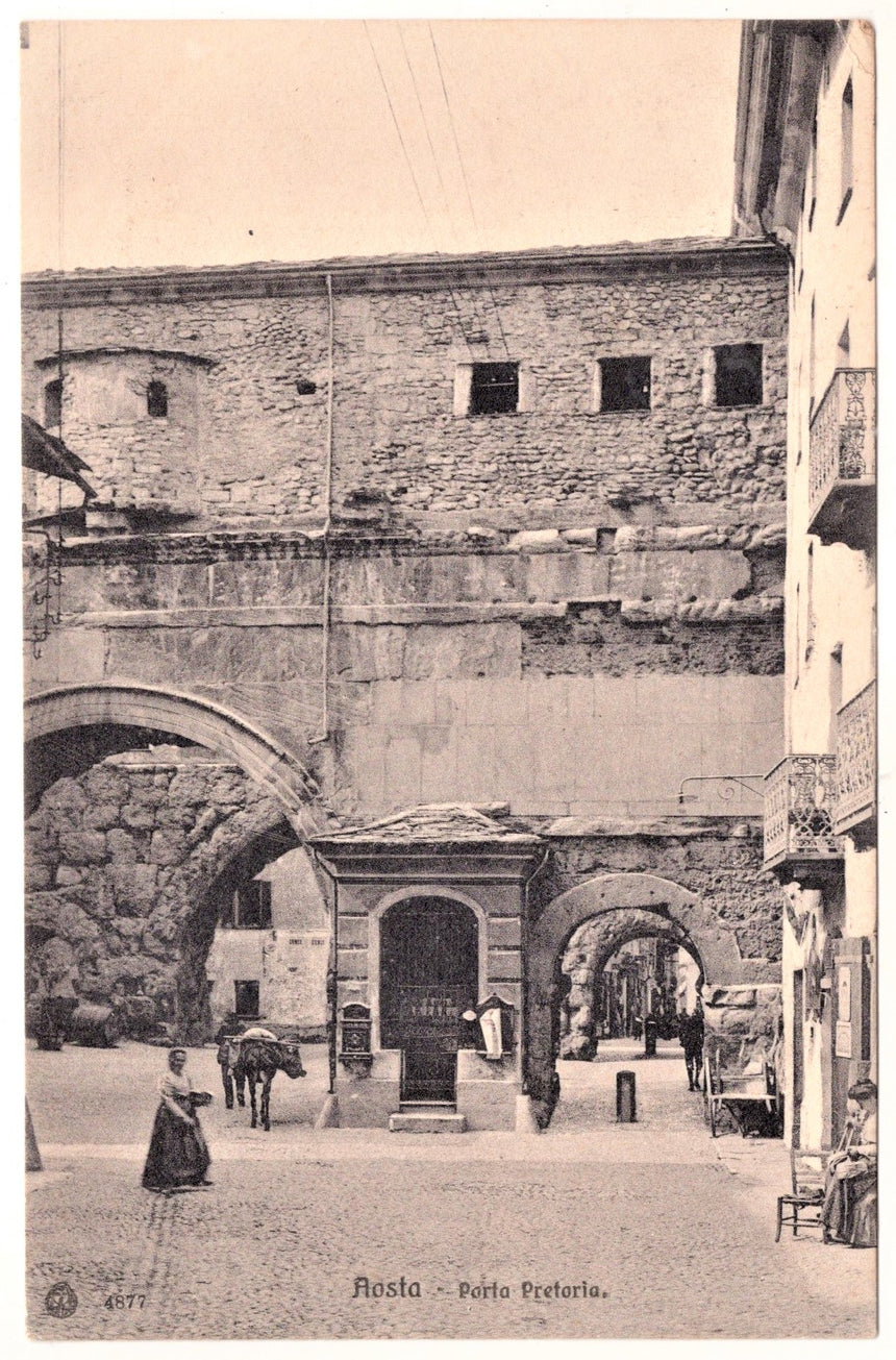 Cartolina Aosta porta Pretoria | Collezionissimo