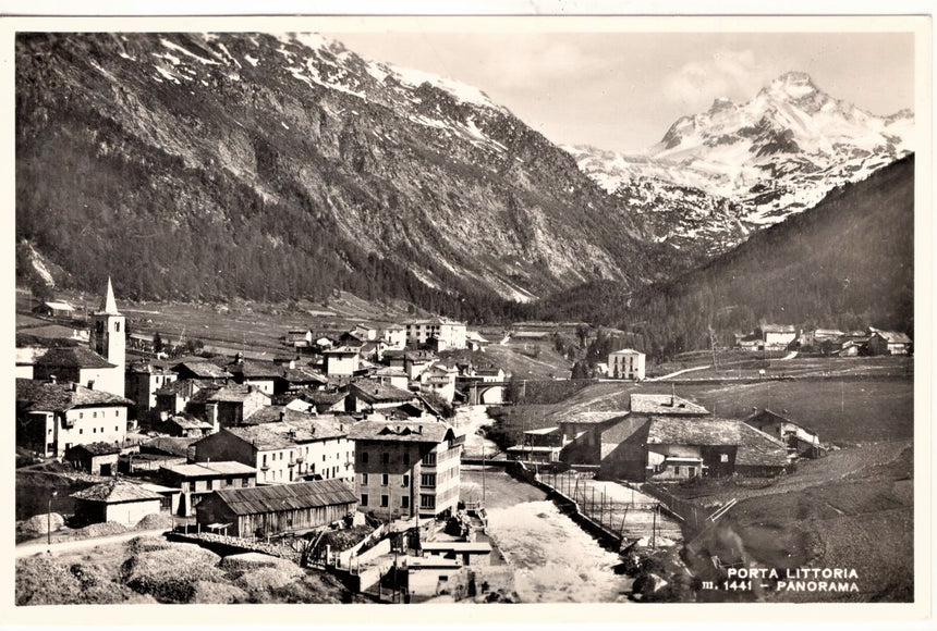 Cartolina Aosta La Thuille Porta Littoria | Collezionissimo