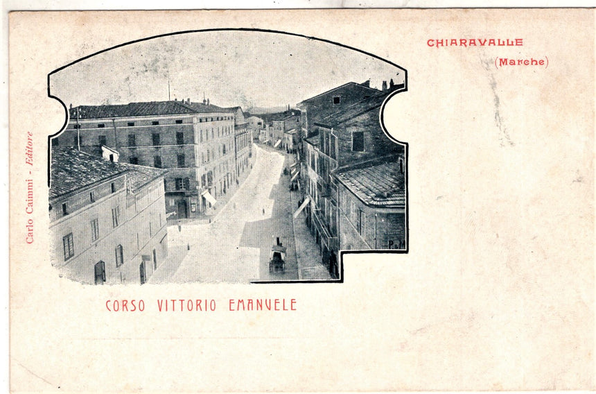 Cartolina Ancona Chiaravalle corso V.Emanuele | Collezionissimo