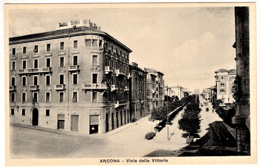 Cartolina Ancona viale Vittoria | Collezionissimo