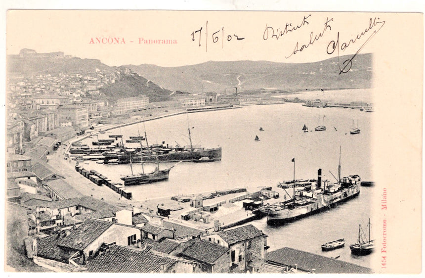 Cartolina Ancona panorama del pèorto | Collezionissimo