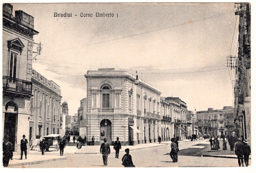 Cartolina Brindisi corso Garibaldi | Collezionissimo