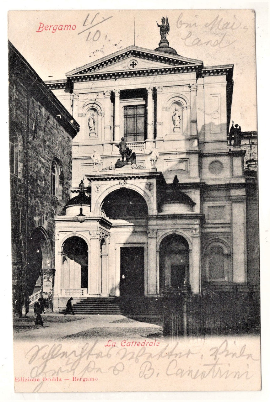 Cartolina Bergamo la cattedrale | Collezionissimo