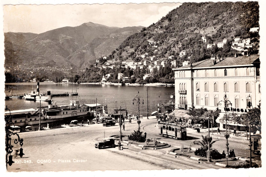 Cartolina Como piazza Cavour | Collezionissimo