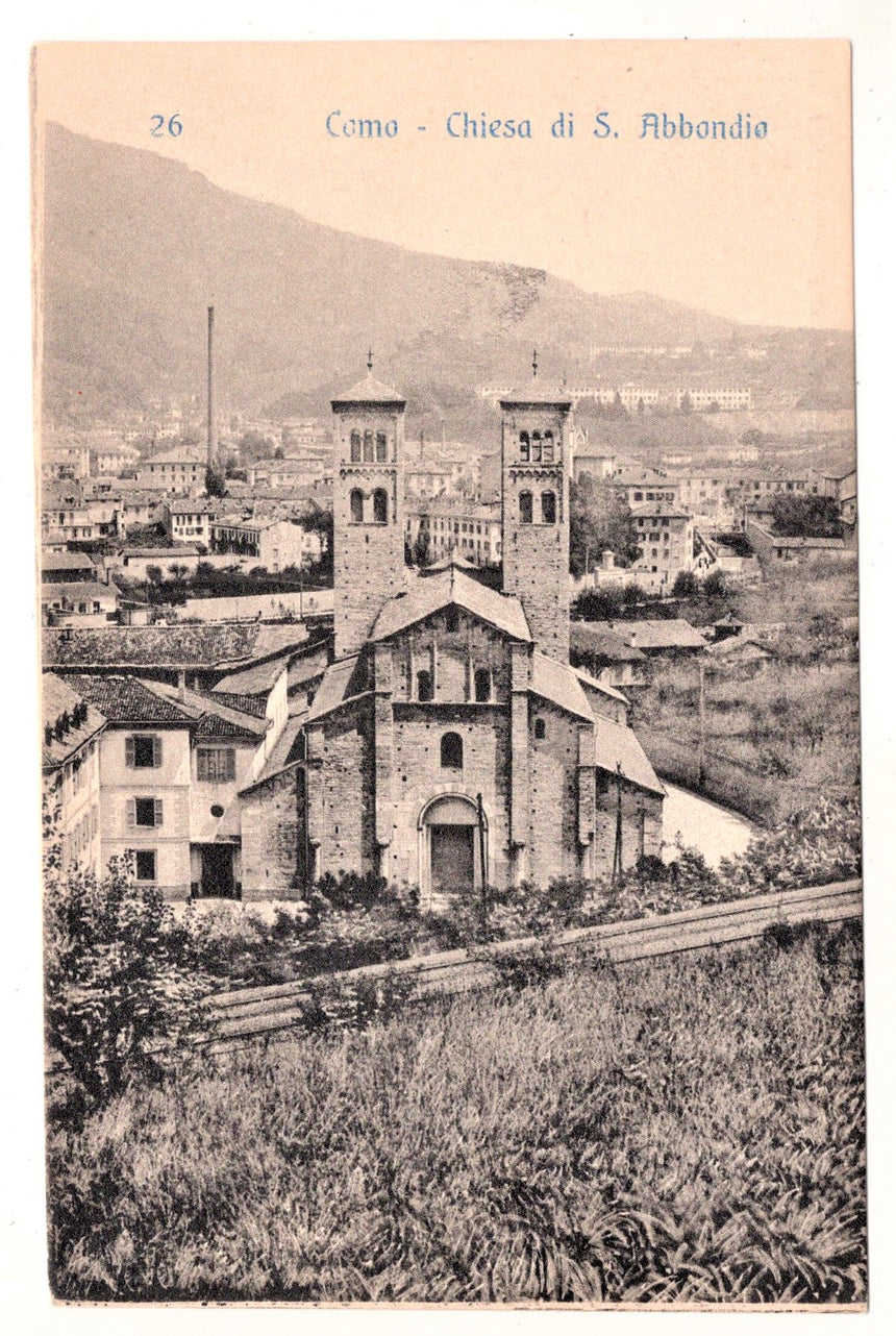 Cartolina Como chiesa S.Abbondio | Collezionissimo