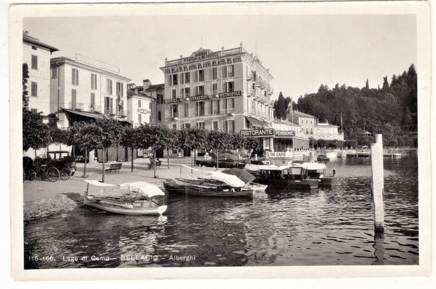 Cartolina Como hotel Genazzini | Collezionissimo