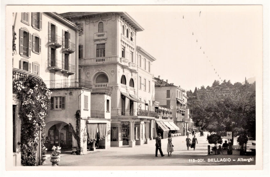 Cartolina Como Bellagio alberghi | Collezionissimo