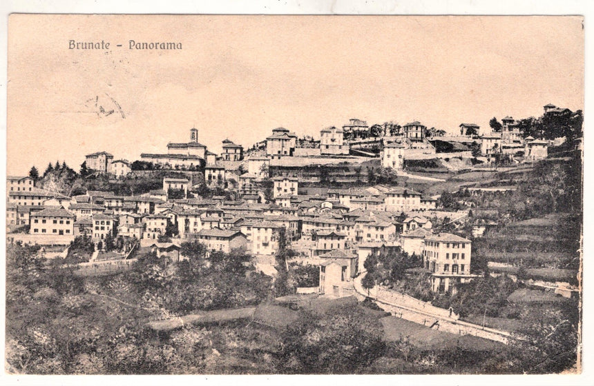 Cartolina Como Brunate panorama | Collezionissimo