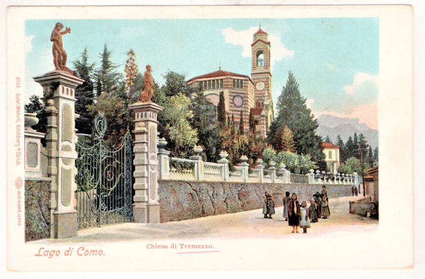 Cartolina Como chiesa di Tremezzo | Collezionissimo