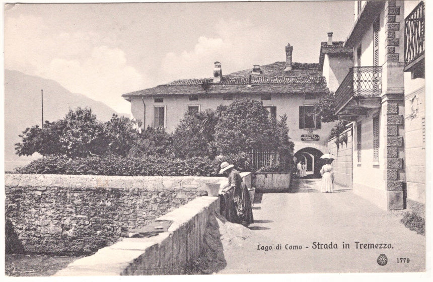 Cartolina Como strada in Tremezzo | Collezionissimo