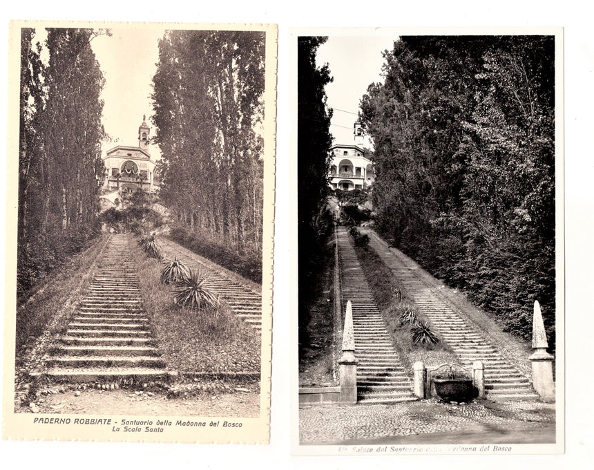 Cartolina Como Paderno Robbiate santuario Madonna del Bosco | Collezionissimo