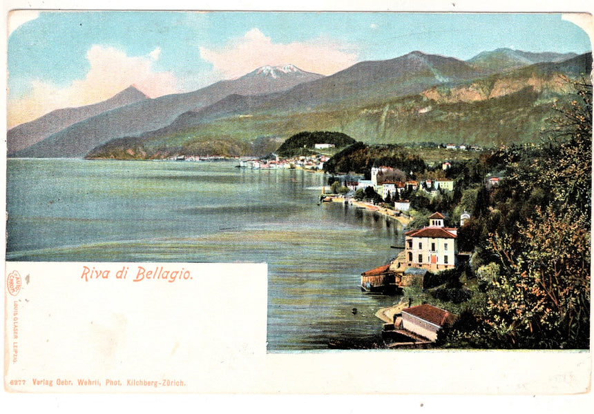 Cartolina Como riva di Bellagio | Collezionissimo