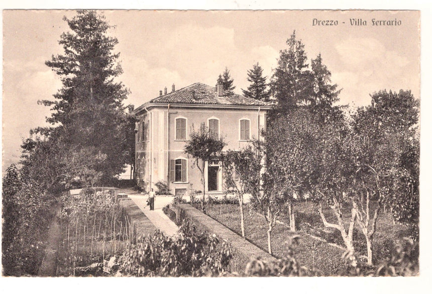 Cartolina Como villa Ferrario Drezzo | Collezionissimo