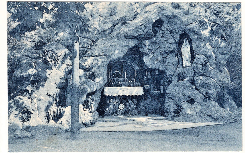 Cartolina Como grotta dell Immacolata di Lourdes | Collezionissimo