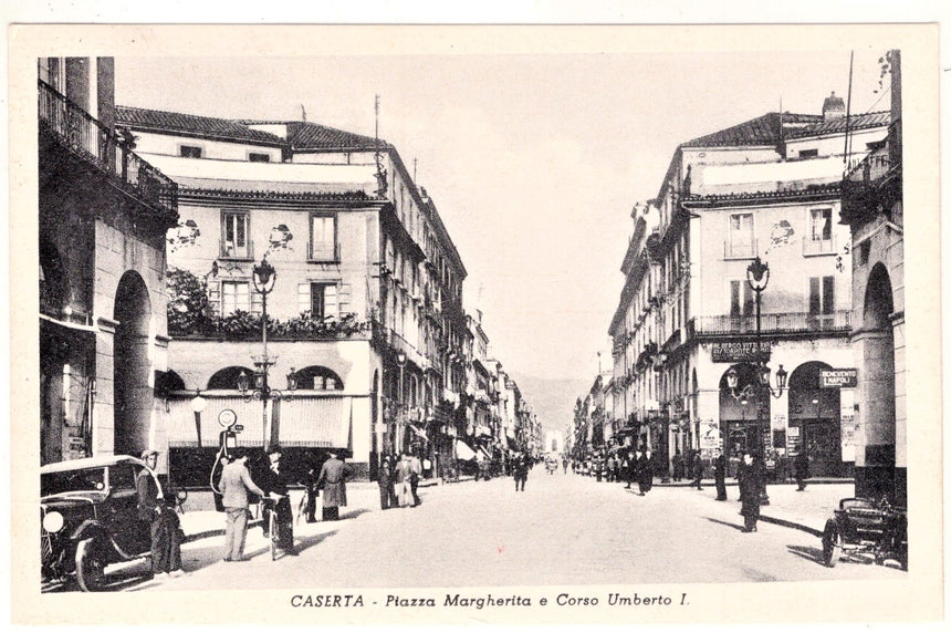 Cartolina Caserta piazza Margherita | Collezionissimo