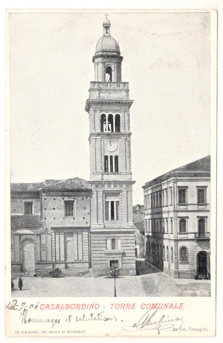 Cartolina Chieti Casalbordino torre comunale | Collezionissimo