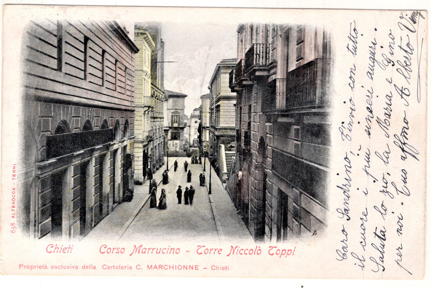 Cartolina Chieti corso Marrucino | Collezionissimo