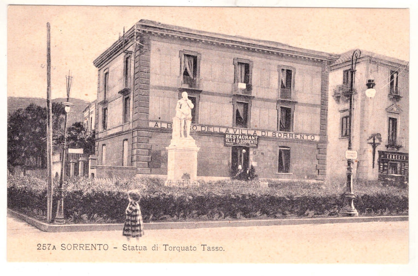 Cartolina Sorrento albergo della villa di Sorrento | Collezionissimo