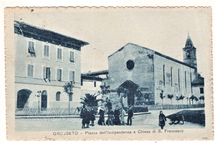 Cartolina Grosseto piazza Indipendenza | Collezionissimo