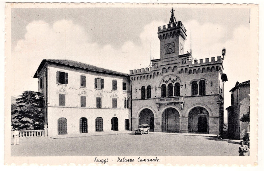 Cartolina Fiuggi palazzo comunale | Collezionissimo