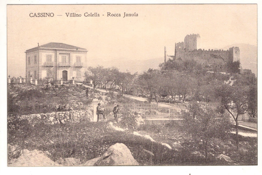 Cartolina Cassino villino Colella Rocca Janula | Collezionissimo