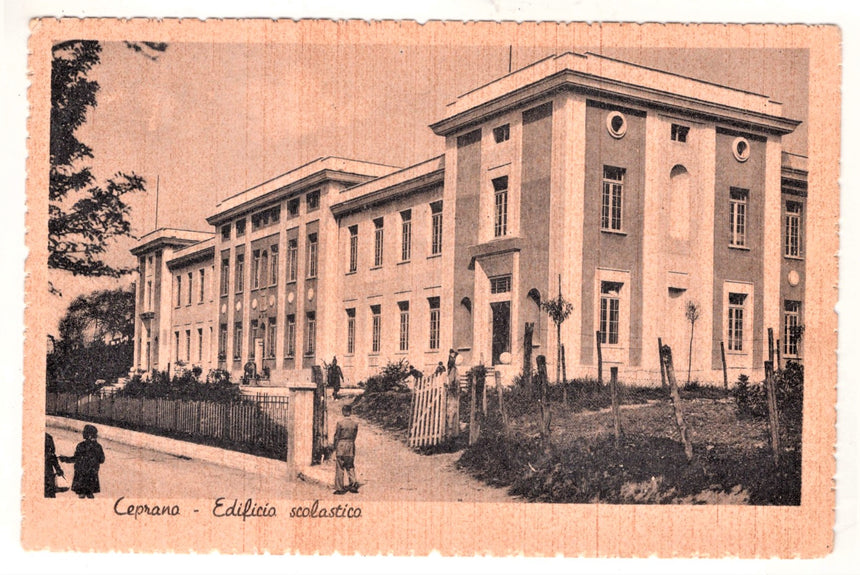 Cartolina Ceprano edificio scolastico | Collezionissimo