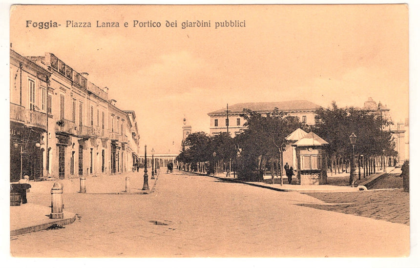 Cartolina Foggia piazza Lanza | Collezionissimo