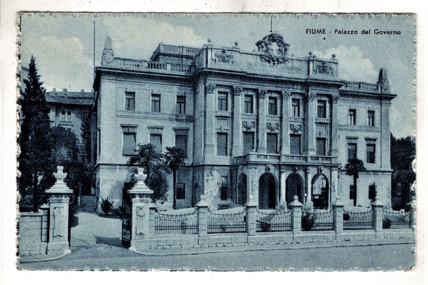 Cartolina Fiume palazzo Governoi | Collezionissimo