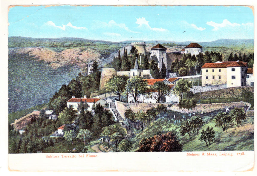 Cartolina Fiume castello Tersatto | Collezionissimo