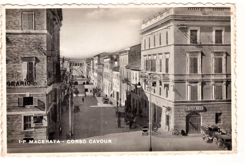 Cartolina Macerata Corso Cavour | Collezionissimo