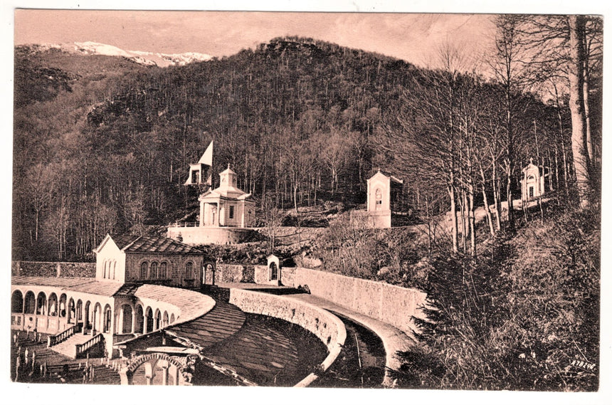 Cartolina Novara Oropa cimitero Bosco | Collezionissimo