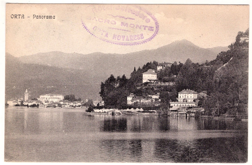 Cartolina Novara Orta panorama | Collezionissimo