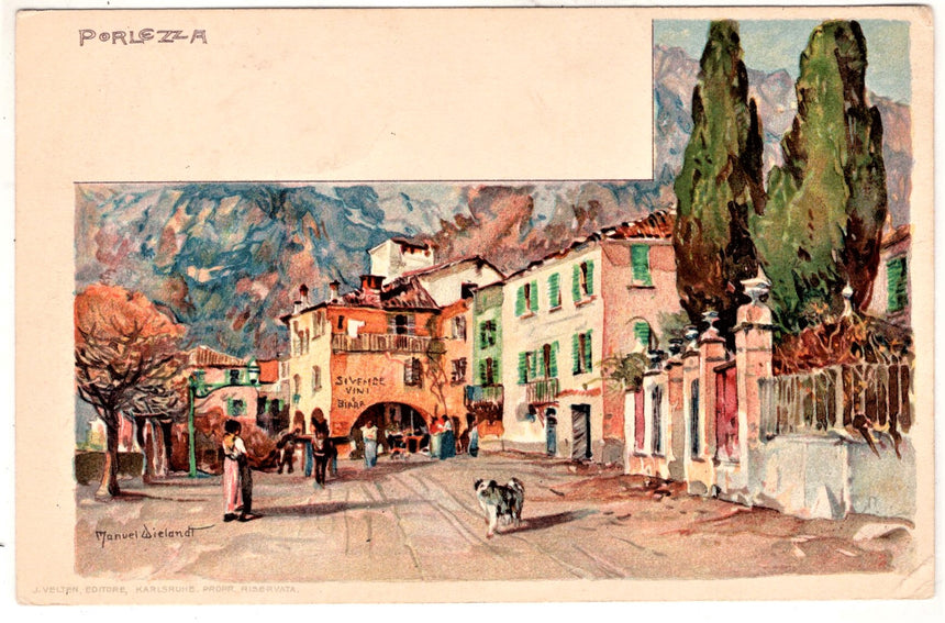 Cartolina Porlezza Velten Verbania | Collezionissimo