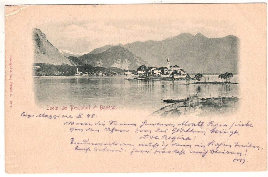 Cartolina Baveno lago Maggiore | Collezionissimo