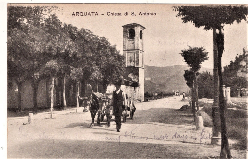 Cartolina Novara Arquata chiesa S.Antonio | Collezionissimo